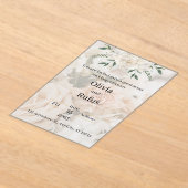 faire-part de mariage florale élégante (Poser)