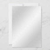 Faire-part de mariage Florale rose (Dos)