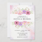 Faire-part de mariage fluide minimaliste (Devant)