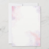 Faire-part de mariage fluide minimaliste (Dos)