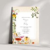 Faire-part de mariage forestier élégant