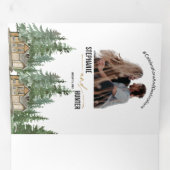 Faire-part de mariage forestière (Intérieur en premier)