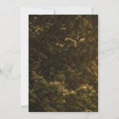 Faire-Part de Mariage Forêt Enchantée Bois (Dos)