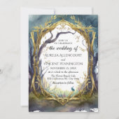 Faire-part de mariage Forêt Magique Enchantée (Devant)