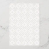 Faire-part de mariage Formal complexe avec feuille (Verso)