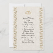 Faire-part de mariage formel (Devant)