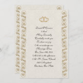 Faire-part de mariage formel (Devant / Derrière)