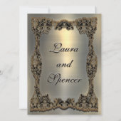 Faire-part de mariage formel 5,5" de Chanteleah x (Dos)