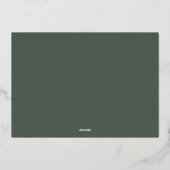 Faire-Part de Mariage Formel Classique Monogramme (Verso)
