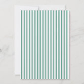 Faire-part de mariage frontalier vert Whimsical Wa (Dos)