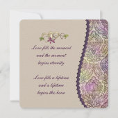 Faire-part de mariage frontière Damas (Devant)