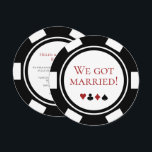 Faire-part de mariage fugace à Las Vegas Poker<br><div class="desc">Éblouissez vos amis et votre famille en leur envoyant ces faire-part de mariage fugace et/ou invitations de fête sur le thème de jetons de poker noir et blanc. Ils seront impatients de se joindre à vous pour cette célébration de réception qui sera sûrement amusante !</div>