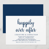 Faire-Part de Mariage Fuite de Noces Après pour To (Devant / Derrière)