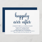 Faire-Part de Mariage Fuite de Noces Félicité Éter (Devant / Derrière)