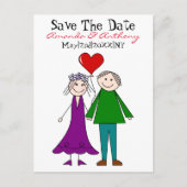 Faire-part de mariage futur marié et future mariée (Devant)