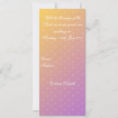 Faire-part de mariage Ganesha :: framboise (Dos)