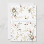 Faire-part de mariage Garden (Dos)