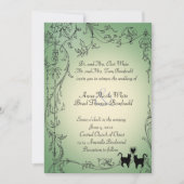 Faire-part de mariage Garden Cats (Devant)