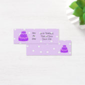 Faire-part de mariage Gâteau Mariage Violet (Bureau)