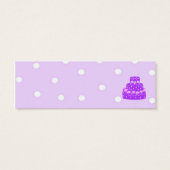 Faire-part de mariage Gâteau Mariage Violet (Dos)
