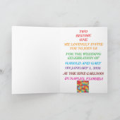 faire-part de mariage gay deux deviennent un (Intérieur)