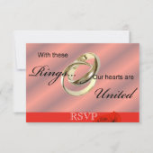 Faire part de mariage gay lesbien RSVP (Devant)