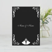 Faire-part de mariage gay - Lesbienne - Deux épous (Debout devant)