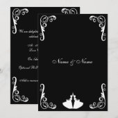 Faire-part de mariage gay - Lesbienne - Deux épous (Devant / Derrière)