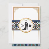 Faire-part de mariage Geometric Bliss (Dos)
