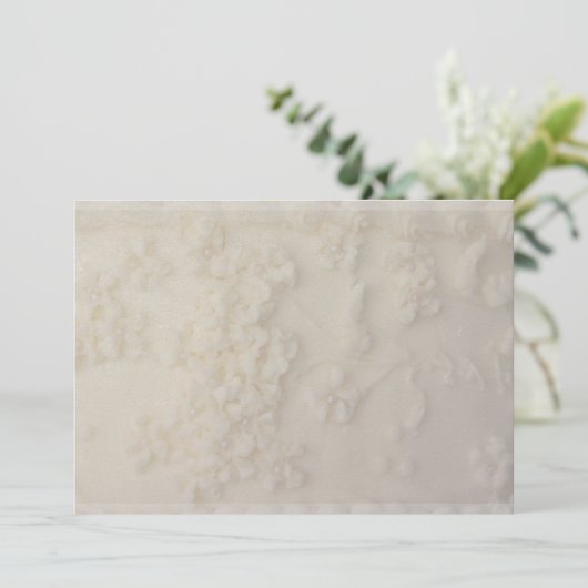 Faire-part de mariage givré (Debout devant)