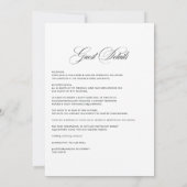 Faire-part de mariage Gold Bokeh Balloons (Dos)