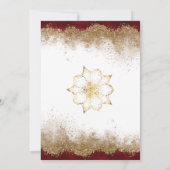 Faire-part de mariage Gold Foil (Dos)