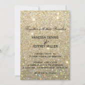 Faire-part de mariage - Gold Glit Fab & Two (Devant)