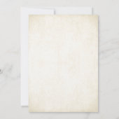 Faire-part de mariage Gold Parties scintillant Loo (Dos)