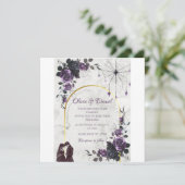 Faire-part de mariage gothique (Debout devant)