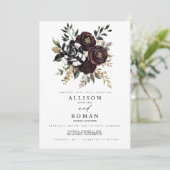 Faire-part de mariage gothique (Debout devant)