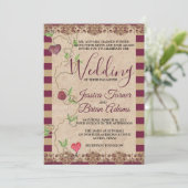 Faire-part de mariage gothique (Debout devant)
