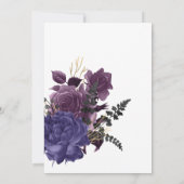 Faire-part de mariage gothique (Dos)