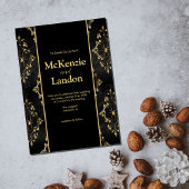 Faire-part de mariage gothique d'Halloween avec ar