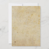 Faire-part de mariage gothique - Fleurs foncées Vi (Dos)