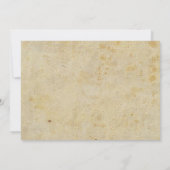 Faire-part de mariage gothique - Fleurs foncées Vi (Dos)