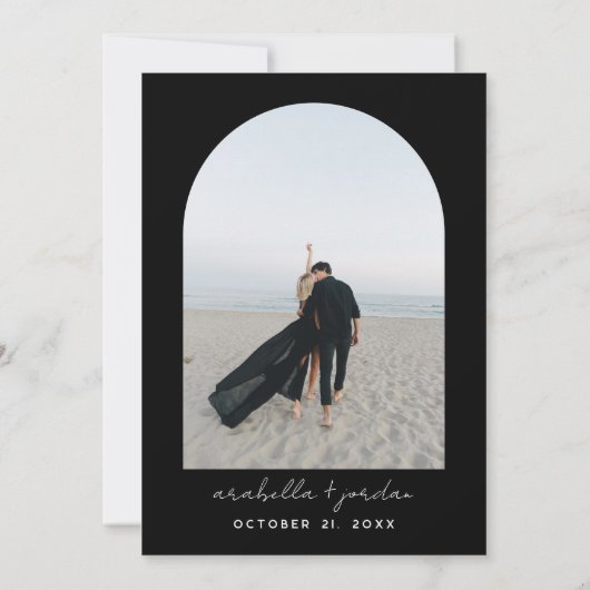 Faire-part de mariage gothique, Jusqu'À La Mort (Dos)