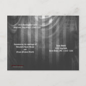 Faire-part de mariage gothique Love Is Eternal (Dos)