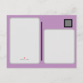 Faire-part de mariage gothique pastel (Dos)