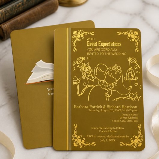 Faire-part de mariage Grandes Espérances