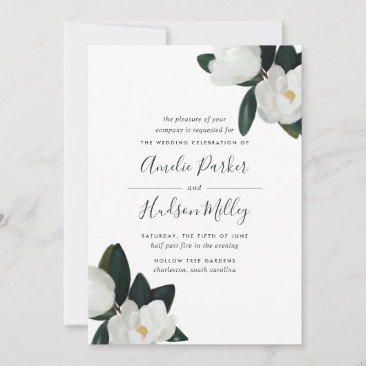 Faire-part de mariage Grandiflora (Devant)