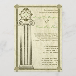 Faire-part de mariage grec