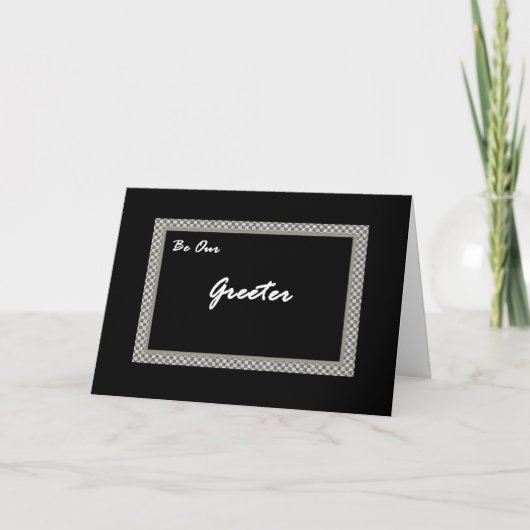 Faire-Part de Mariage GREETER (Devant)