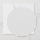 Faire-part de mariage gris de pierre de couronne d (Dos)