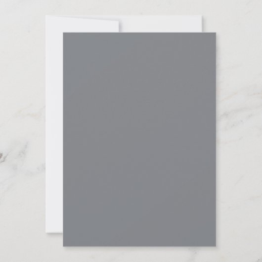 Faire-part de mariage gris et jaune avec lumières (Dos)